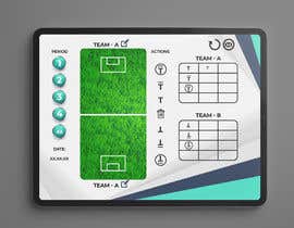 vivekdaneapen tarafından DESIGN FOR TABLET APP: Real-time sport tracking application için no 17