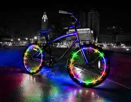 #40 for Photoshop Rainbow Color Lights onto Bike Wheel af Silversteps