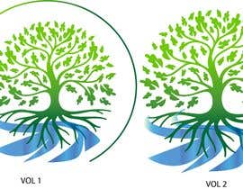 #69 för Oak tree logo icon with water av collsbarbie