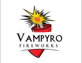 Nro 310 kilpailuun Logo for Vampyro Fireworks käyttäjältä Emronh