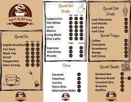 #5 for Design me a display menu for a coffee trailer by kroutima11