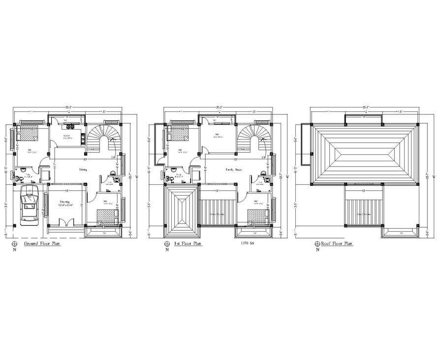 Intrarea #2 pentru concursul „                                                Need a floor plan for a Duplex/Triplex house. - 06/09/2022 01:39 EDT
                                            ”
