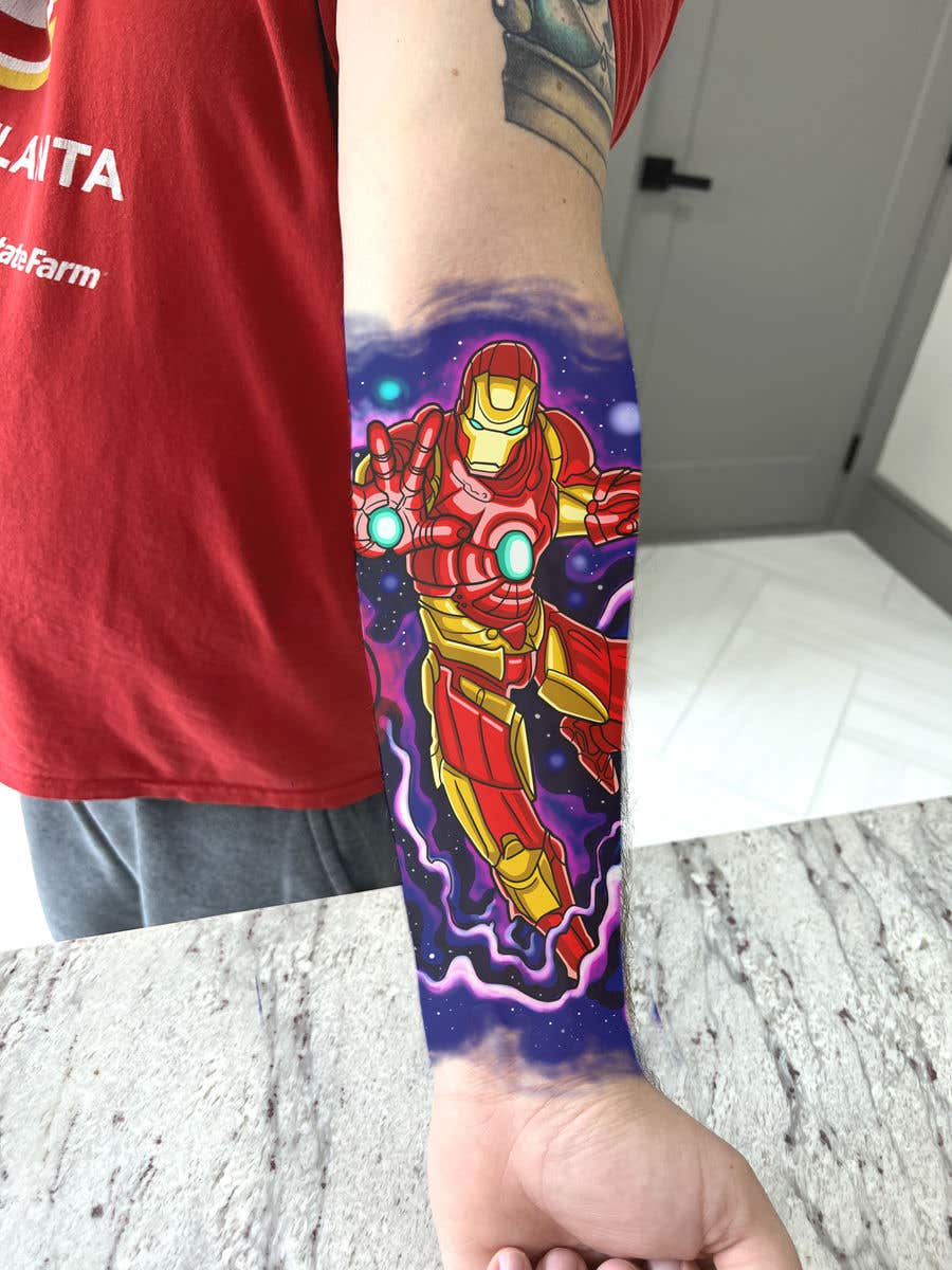 Contest Entry #29 for                                                 Add color to my photo for my tattoo- Iron Man & Astronaut
                                            