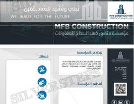 Nro 90 kilpailuun Contracting company brochure Design käyttäjältä Silversteps