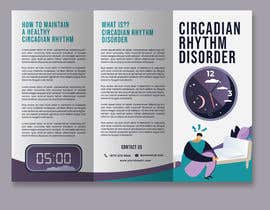 Nro 87 kilpailuun Tri-fold Brochure design for Circadian Rhythm Syndrome käyttäjältä Sonyfeo18