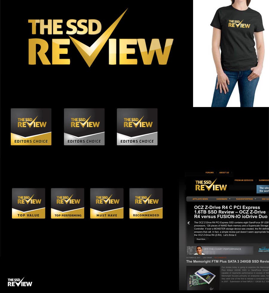 
                                                                                                                        Participación en el concurso Nro.                                            307
                                         para                                             Logo Design for The SSD Review
                                        
