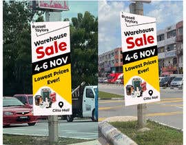 #56 untuk Create 2 banners for warehouse sale event oleh FarukToran