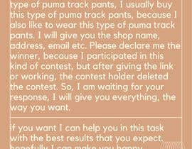 princeaiman27 tarafından Find this Puma track pant to buy için no 4