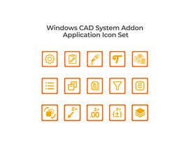 Nro 23 kilpailuun Windows CAD System Addon Application Icon Set käyttäjältä ulilalbab22