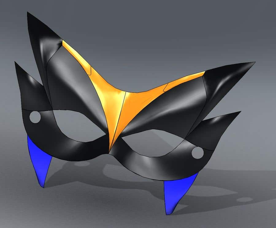 Конкурсная заявка №1 для                                                 CAD painting for a 3d mask
                                            