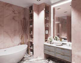 nº 24 pour Interior design 3D render of bathrooms par fatenbassel8 