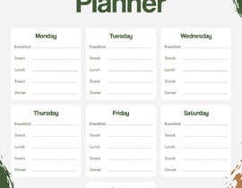 #138 для Design an A4 PDF weekly meal planner от fathurrc