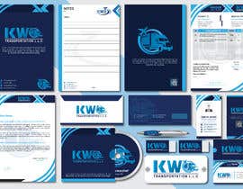 #118 untuk Make a full Corporate ID for  ( K W O Transportation L.L.C ) oleh mksdesigner02