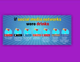 #49 para Killer infographic design needed - social networks as drinks por new1ABHIK1