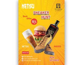 Nro 36 kilpailuun flyer for a sneaker hunt käyttäjältä Jannat75