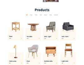 nº 9 pour Furniture catalog website desktop &amp; mobile design par ahmedayman23455 