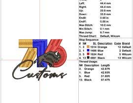 #1 for Digitize a Logo for embroidery (create DST file) **WINNER WILL GET WORK ALMOST DAILY by digitizer036