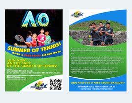 #158 for Summer of Tennis 2023 Flyer - AO af alexandrsur