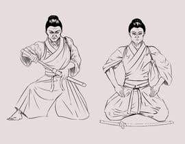 Nro 140 kilpailuun I need 2 illustrations of Samurai käyttäjältä estedibujador