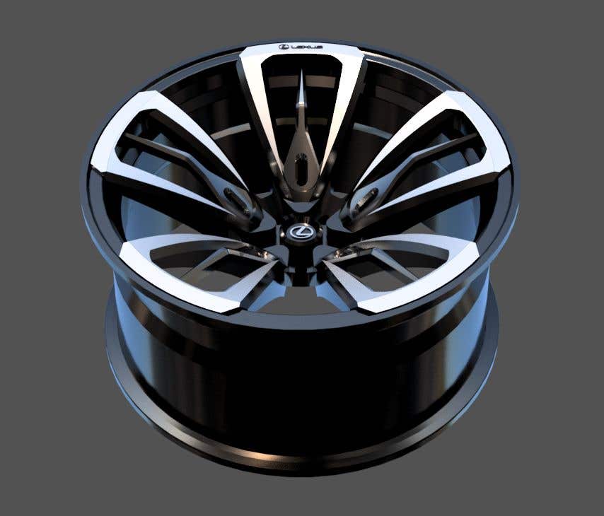 Intrarea #162 pentru concursul „                                                Design Aluminium forged rims for a Lexus LC500
                                            ”