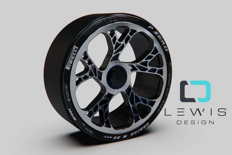 Proposition n°184 du concours                                                 Design Aluminium forged rims for a Lexus LC500
                                            