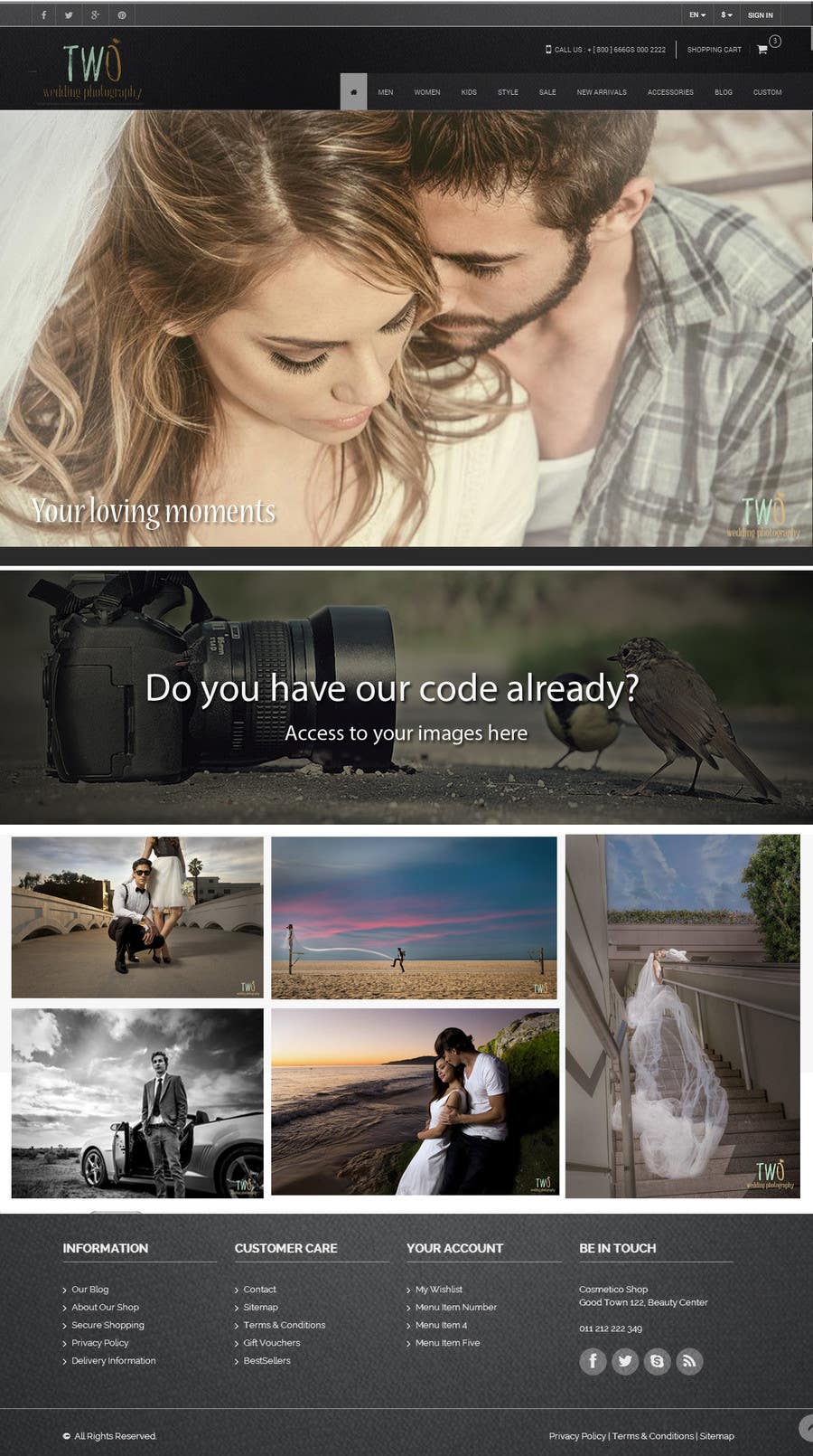 Bài tham dự cuộc thi #49 cho                                                 Design a Website for Wedding Photographers
                                            