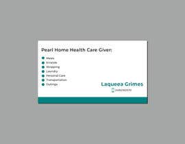 Nro 1 kilpailuun Basic Business Card Design Pearl Home Health Care käyttäjältä mahfuz099