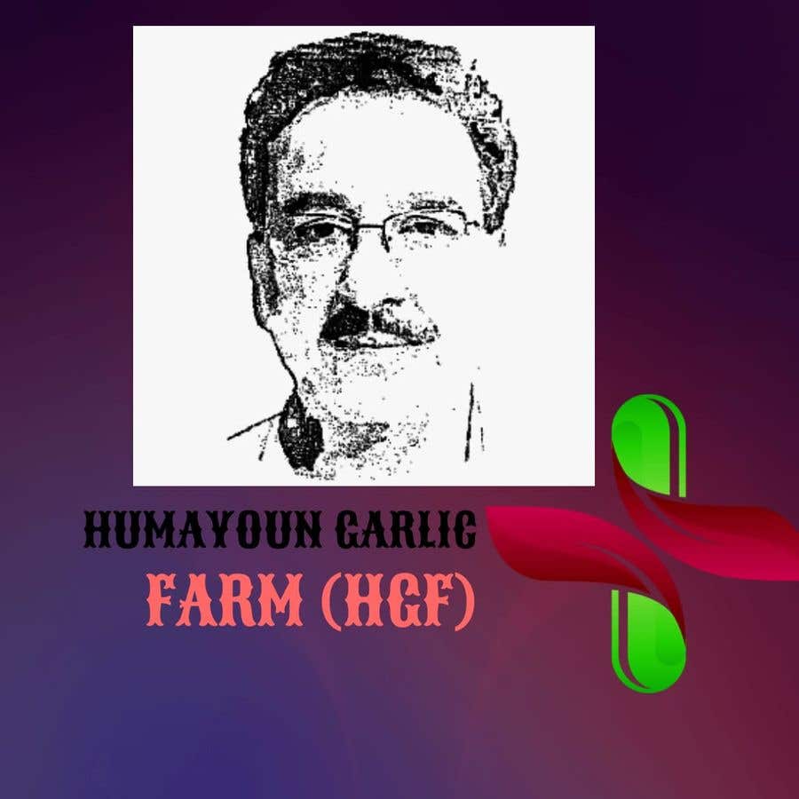 Penyertaan Peraduan #135 untuk                                                 Desing a Humayoun Garlic Farm (HGF) Logo
                                            