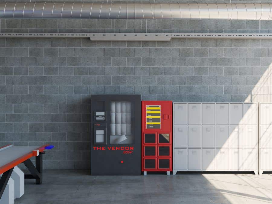 Inscrição nº 9 do Concurso para                                                 3D rendering - PPE cabinet with toush screen in an industrial environment
                                            