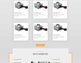 #61 untuk Design a landing page for a product design, development, and manufacturing company! oleh sumonhossain4522