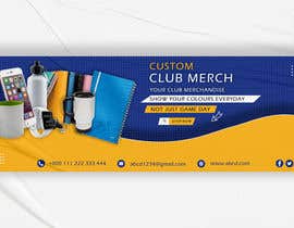 #70 untuk Webpage Banner - Customised Product/Merchandise Service oleh mahfuzahamad6669