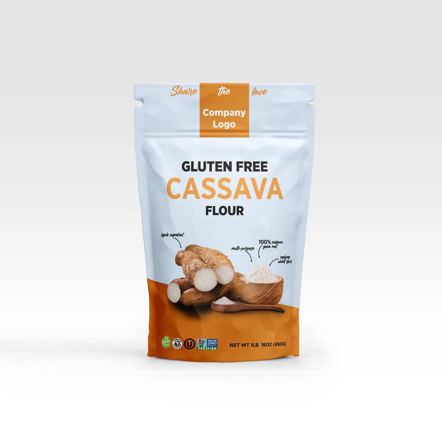 Konkurrenceindlæg #8 for                                                 Product/Image Design - Glutten Free Cassava Flour
                                            