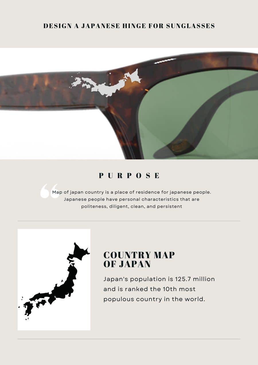 Intrarea #96 pentru concursul „                                                Design a Japanese Hinge for Sunglasses
                                            ”