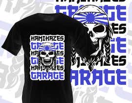 #126 for Bikers tshirt - Kamikazes Garage by rockztah89