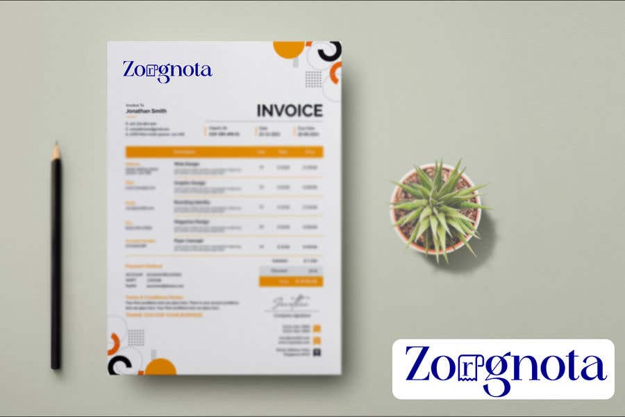 Bài tham dự cuộc thi #129 cho                                                 Design logo for: Zorgnota (English: Heath invoices)
                                            
