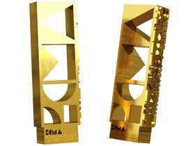 #23 for Make a 3D simulation of 3 metallic trophies. by MIladoz