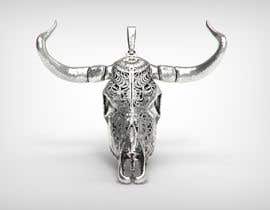 #11 pentru 3d model of a pendant of a cow skull or ram skull or longhorn skull or a buffalo skull de către utku4