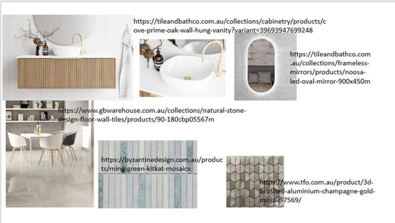 Proposition n°28 du concours                                                 Choose tiles, fittings and colour scheme for a bathroom renovation
                                            