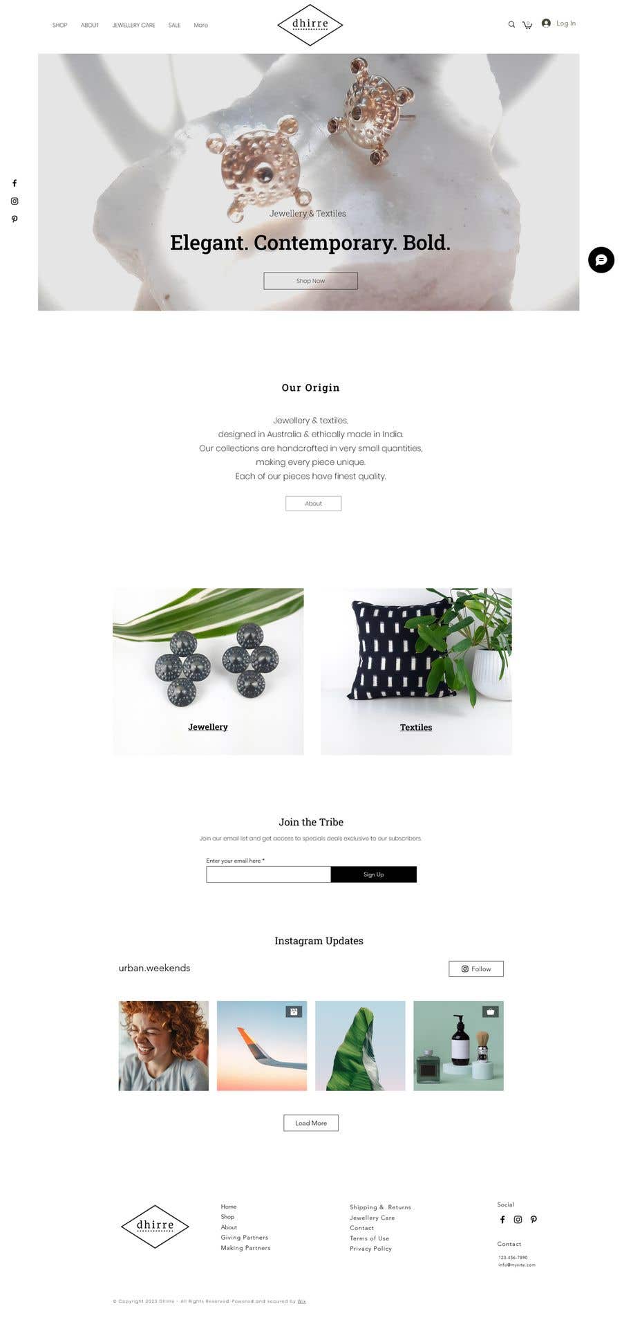 the homepage of the ecommercecommerce website with the homepage widget and product images