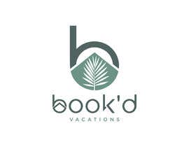 a logo with a leaf and a book