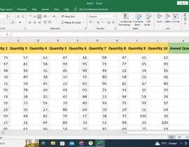 a screenshot of a spreadsheet with thecounty 3 county 5 county 6 county 7