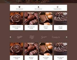 a chocolate website template with pictures of chocolates