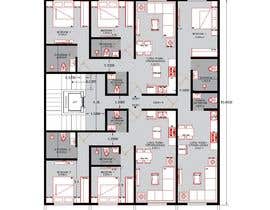Nro 90 kilpailuun Architectural Floor-Plans for a Small Residential Apartment Building käyttäjältä ssquaredesign