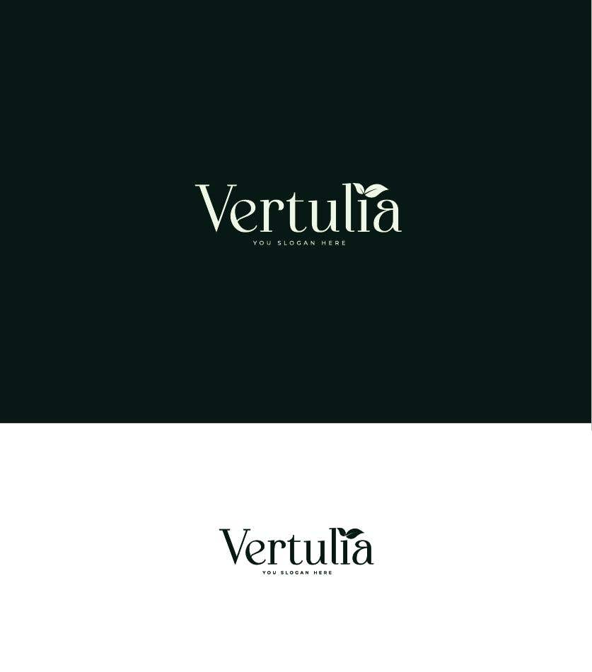 Kilpailutyö #414 kilpailussa                                                 Vertulia Logo and Mockup
                                            