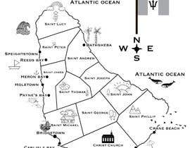 #39 cho Draw a map of Barbados - 03/02/2023 14:12 EST bởi SquashDesigns