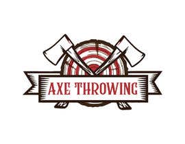 #290 for create a logo for a axe throwing company by nazmunnahar01306