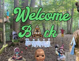 #56 untuk &quot;WELCOME BACK&quot; banner design oleh Indrojith440