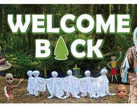 #67 untuk &quot;WELCOME BACK&quot; banner design oleh moksadul123