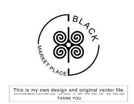 #89 for Create a logo for Black MarketPlace by aliabdelhasi