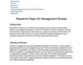 #17 для Writing a research paper on management studies using quantitative analysis (SPSS tool) от n4nion